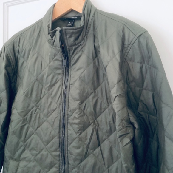 Mercer+Mettle Quilted Full Zip Men’s Jacket S Townsend Green Water-repellent - Picture 4 of 13